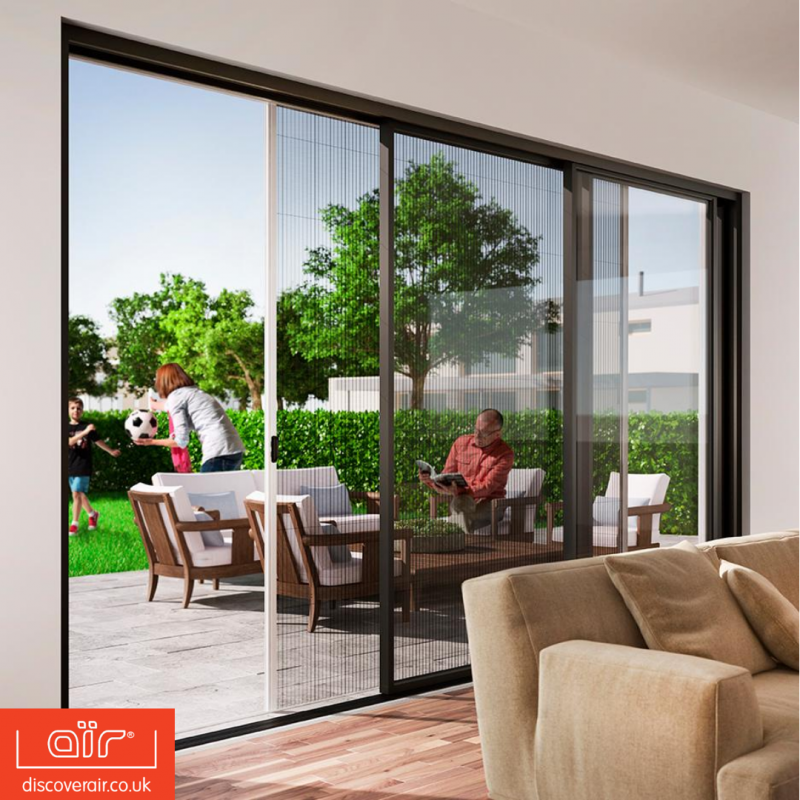 Fly screens for widespan doors