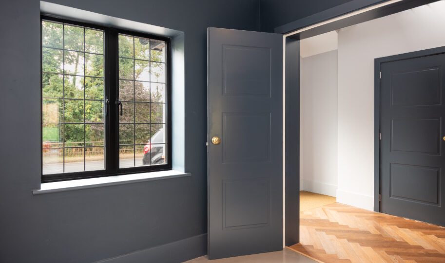 Classic window style in modern property